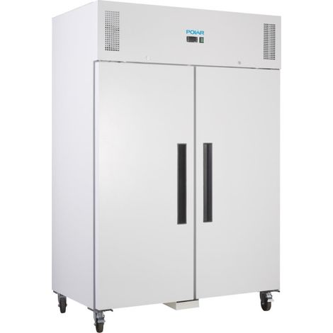 Polar – Armoire réfrigérée positive GN double porte 1200L – Acier et aluminium – Dimensions 1340 x 815 x 2000 mm – Plage de température -2 °C à 5 °C (1/5)