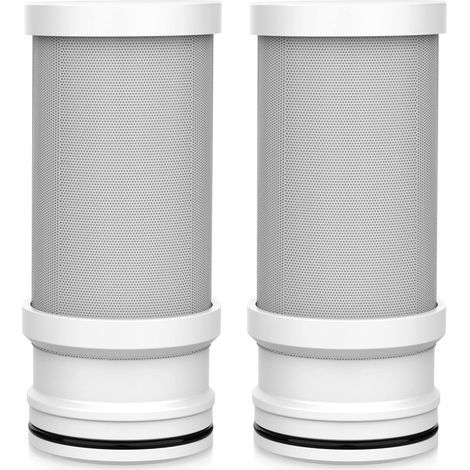 Confezione da 2 cartucce filtranti universali per depuratore d'acqua a doppio supporto, compatibili con i modelli T1 e T2. (1/5)