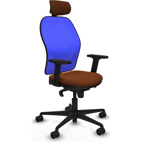 Bürostuhl piqueras y crespo Jorquera blau Kunstleder