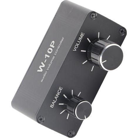 Mini-Stereo-Audiovorverstärker mit Kopfhörerverstärker, Lautstärkeregler, Cinch-Anschluss und 3,5-mm-Ausgang (1/5)