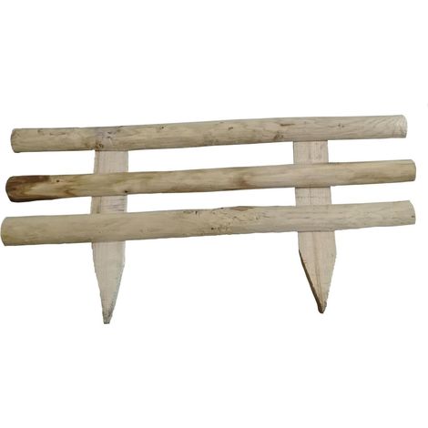 Mini recinzione Circe in castagno – 100x30/50 cm – Confezione 2 pz (1/2)