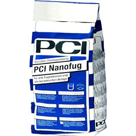 PCI Nanofug variabler Flexfugenmörtel 4 kg-Beutel Nr. 47 anthrazit (1/3)