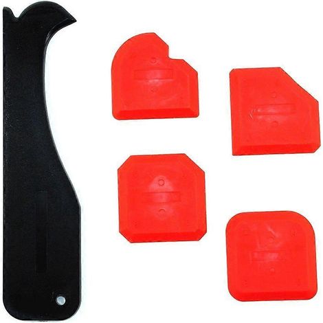 Ensemble de raclettes pour joints et lissage de coulis de silicone : obtenez des joints impeccables
