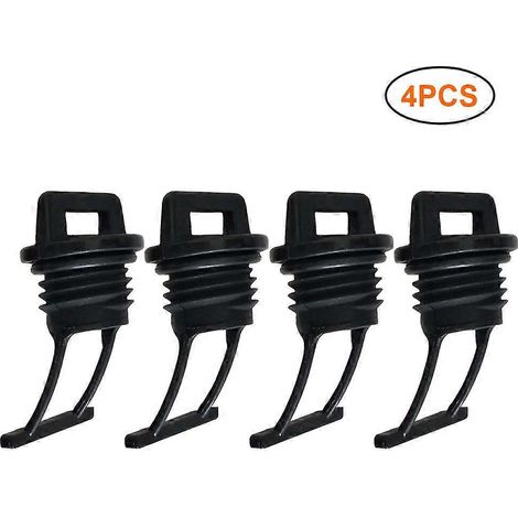Lot de 4 bouchons de vidange en nylon pour bateaux et kayaks, accessoires de rechange