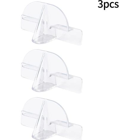 (Lot de 3) Porte-lunettes auto-adhésif mural, étagère de rangement pour lunettes, support à suspendre, présentoir pour lunettes de soleil (1/5)