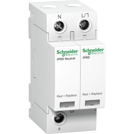Acti9, iPRD 40r parafoudre 1PN, 40kA 350V, avec report signalisation - A9L40501