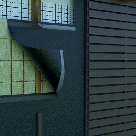 Regenschutz difflex thermo fassade 160sk rlx50x1.5 klarbahn 50mm hpv