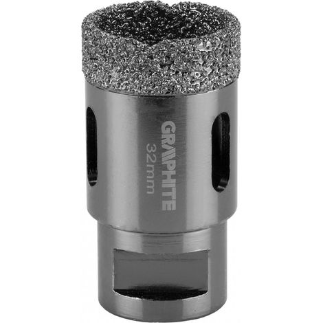 Scie trépan diamant Graphite 55h309 32 mm filet M14 (1/3)
