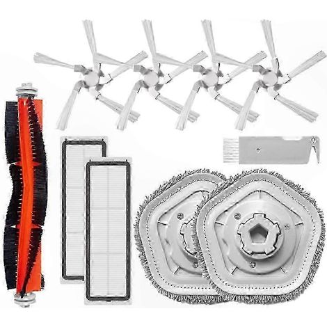 Kit de rechange pour RoboVac : brosse principale, brosse latérale, filtre HEPA, chiffon de nettoyage (1/5)