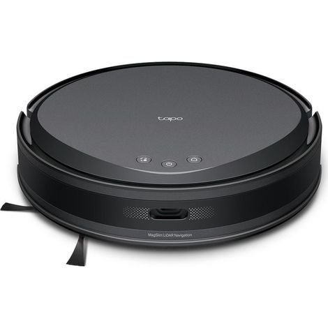 Tapo RV20 Max 5300Pa Robot aspirapolvere e spazzolone con navigazione MagSlim™ LiDAR, design ultrasottile de 83 mm, pulizia personalizzabile, ricarica automatica e control de voce.