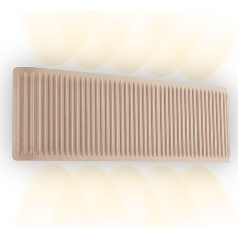 Briloner Lampe murale sans fil 28,5 x 9 x 4,5 cm rectangulaire 1,5 W, 250 lm 2700 K blanc chaud intensité variable beige - Applique murale pour salon chambre couloir (1/5)