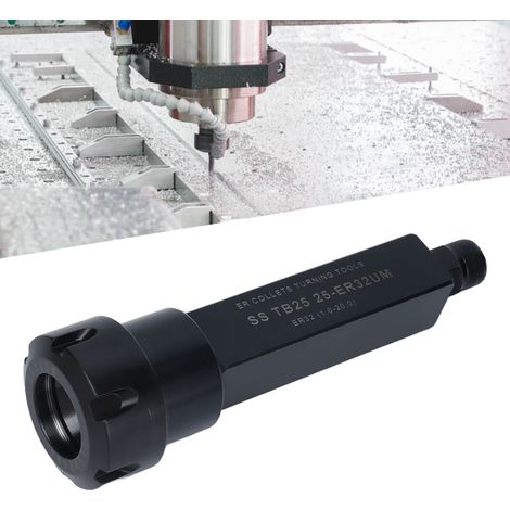 Support d'outil auxiliaire ER32, pince de perçage carrée, porte-outil pour tour CNC TB25 25-ER32 (1/5)