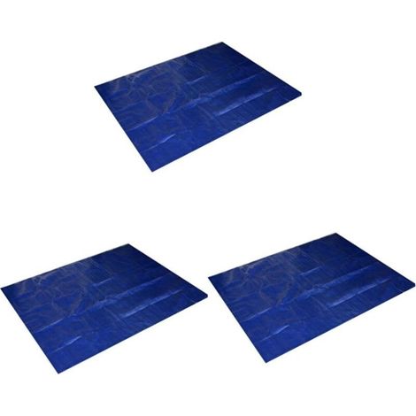 3-teilige runde Poolabdeckung, Solar-Poolabdeckung, Poolbodenmatte, Poolmatte, Abdeckung für Aufstellpools, perlmuttglänzendes Finish (1/5)