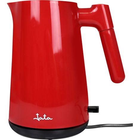 Hervidor eléctrico Jata JEHA1038, 1 litro, 2200 W, sin BPA, base giratoria de 360º, desconexión automática, soporte para el (1/5)