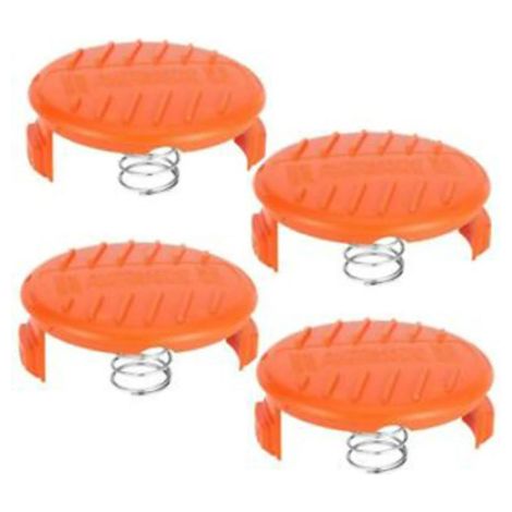 Bobine et ressort de rechange pour capuchons de bobine de tondeuse AFS (4 pièces orange)