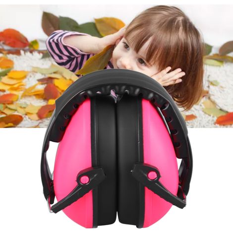 Casques antibruit pour tout-petits, étudiants et enfants casques antibruit pour dormir casques antibruit roses pour enfants. (1/5)