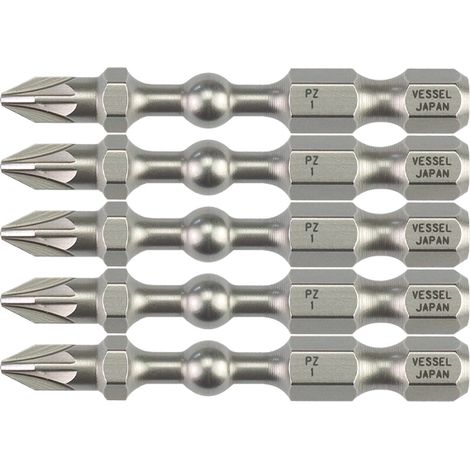 Embout De Vissage Impact Ball 50Mm Pz1 Boite De 5 Vessel