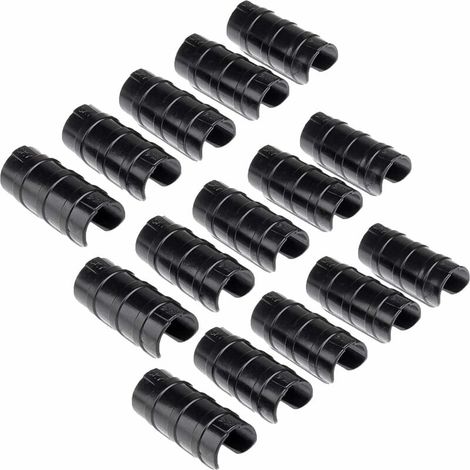 15 pièces 32mm/1.26 "jardin bâtiments Tube Clip serre cadre tuyau Tube Film Clip pour serre bannière cadre abris (1/4)