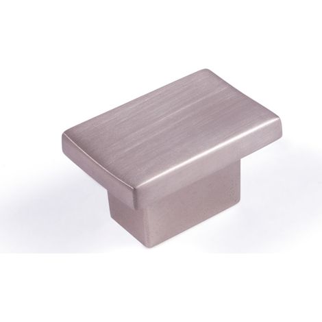 Tirador Block 8080 - Niquel cepillado. 16x37x25mm. 24x12mm. (1/3)