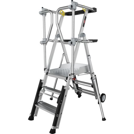 Altrex RolGuard Teleskop Plattformleiter 3/4 Stufen (1/5)