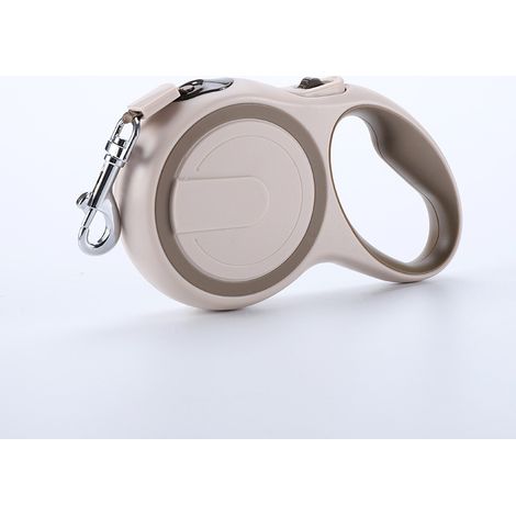 dog leash, retractable pet leash, tangle free M 5m khaki (1/2)