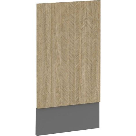 Frontblende für integrierten Geschirrspüler 45 cm Küche SCANDI Fischgrät Optik (1/4)