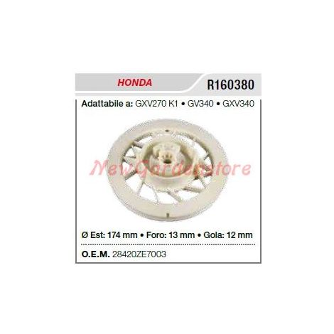 HONDA Startrolle Rasenmäher GXV270 K1 R160380