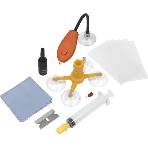 Sealey SCS902 Windscreen Repair Kit with UV Light (1/5)