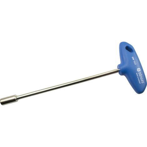Clé à douille avec poignée en T, 230 mm