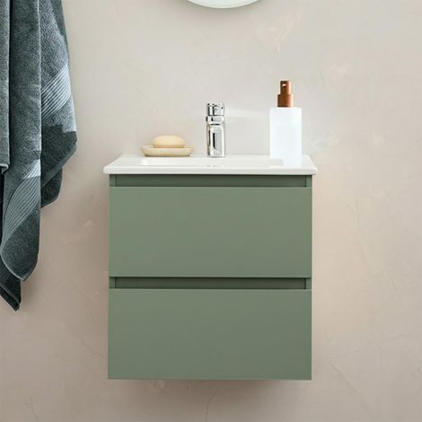 Waschtisch 45cm und verchromte Armatur SORRENTO (1/5)
