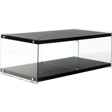 Meuble TV Design "Elementary" 120cm Marron Foncé (1/3)