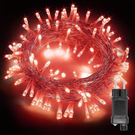 1 guirlande lumineuse, 8 modes, 10m, 100 led, fil transparent, intérieur, noël, mariage, fête (1/5)