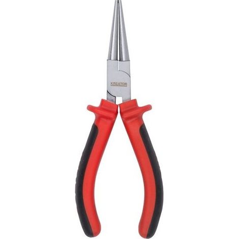 Pince kreator round nose pliers soft grip antidérapante (1/2)