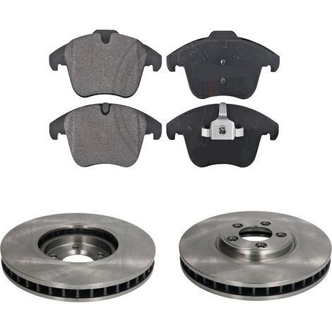 KIT FRENI ANTERIORI compatibile con JAGUAR XJ (X350,X358) - DISCHI + PASTIGLIE OEM: FDB4107, FDB1711 / 17923 , 18093 /SOSTITUZIONE DIRETTA/BASSA POLVERE/SILENZIOSO (1/5)