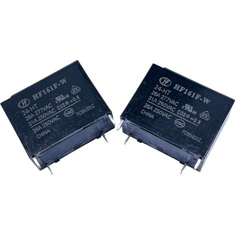 Hongfa HF161F-W/24-HT 24V DC 26A Normally Open Relay - New, Original, and High Power