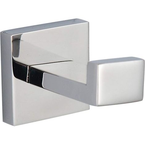 Porte-Manteau Acier Inox pour Garde-Robe Salle Bain (1/4)