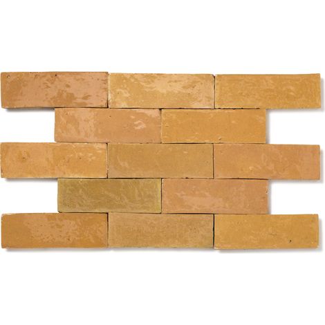 Zellige véritable Carrelage Artisanal - 5x15 cm - Terre d'émail (vendu par boîte de 0,5m²) (1/5)