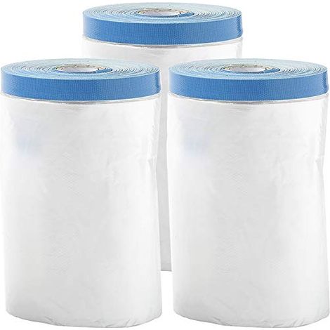 vasalat 110637821-3 Film de masquage pour peintre SB3-1.1, transparent, 3 pieces, 110 cm x 20 m (1/5)