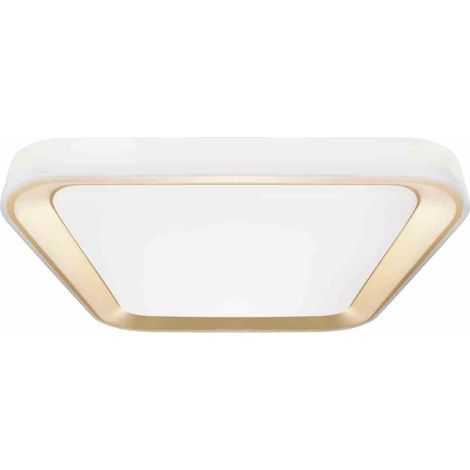 Plafoniera LED Milagro QUADRO 40x40 oro 38W CCT dimmer (1/5)