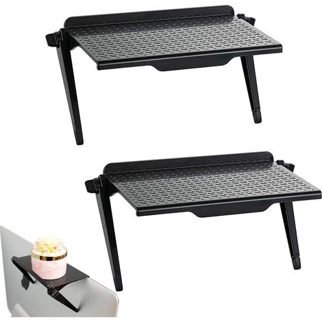 2 Pièces Étagère Supérieure, Support Plastique, Structure Triangulaire, Accessoire Rangement, Pour Moniteur TV