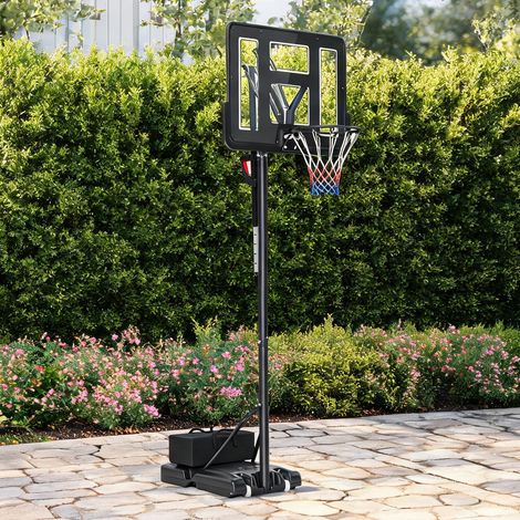 Panier de basket réglable de 235 à 305 cm 90 x 60 x 305 cm (1/5)