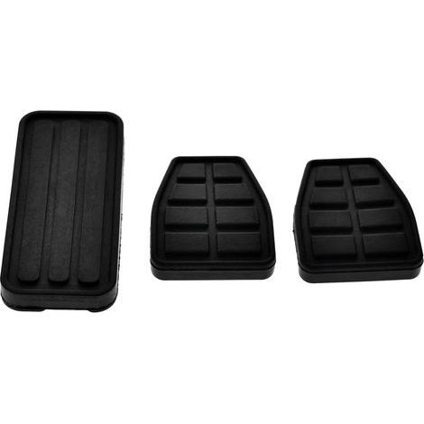 Lntyq Kit 3 Pièces de Pédales en Caoutchouc pour Volkswagen T4 (1990-2003) - Embrayage/Frein/Accélérateur - Revêtement Anti-Dérapant Noir - Résistant à l'Usure - Montage Direct (1/5)