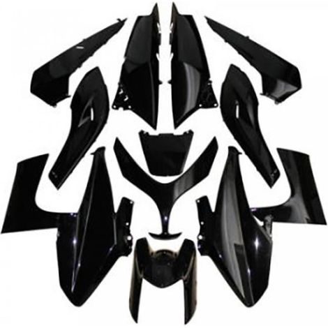 Kit carénage P2R pour Scooter Yamaha 500 Tmax 2008 à 2011 noir (1/2)