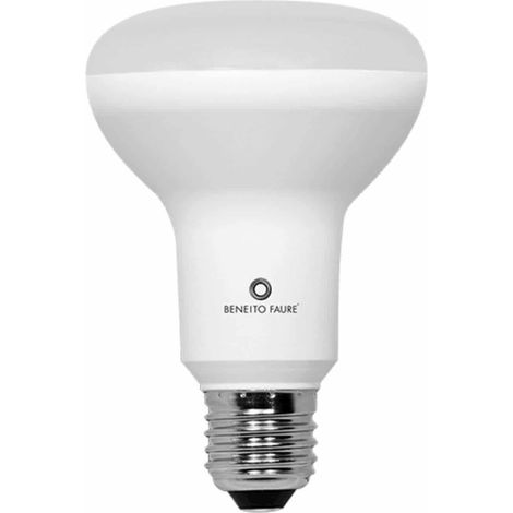 Ampoule LED R80 E27 10W 3000K, angle de faisceau 120°, 891lm, IP40, idéale pour l'éclairage intérieur professionnel par Beneito & Faure