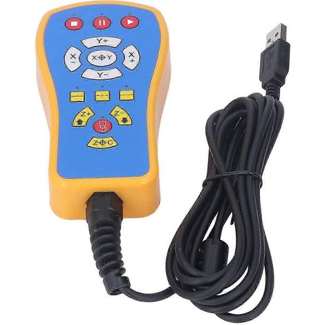 Steuer-Joystick für 3-Achs-CNC-Maschinen, universeller USB-Graviergriff, NCSTUDIO-kompatibel, numerisch gesteuerter Gravierer, Präzisionsfräszubehör. (1/4)