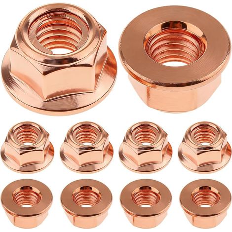 Vis du collecteur d'échappement,10 écrous hexagonaux M8 pour collecteur d'admission, pour Série 3 E30 A2001420072 11621711954 (1/5)