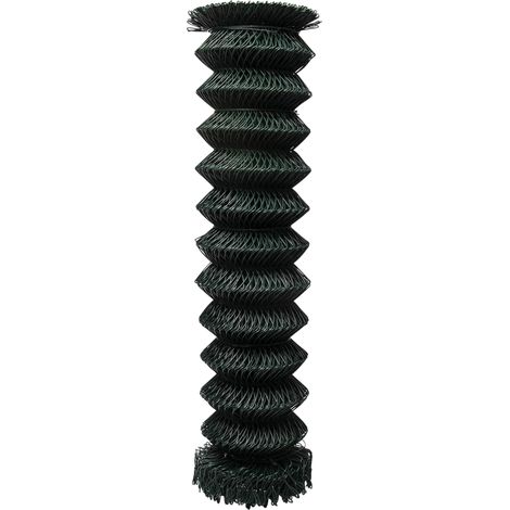 Werka Pro – Grillage souple maille losange vert 25m – Acier galvanisé plastifié – Hauteur 1,5 m – Maille 6x6 cm – Diamètre fil 1,6 mm