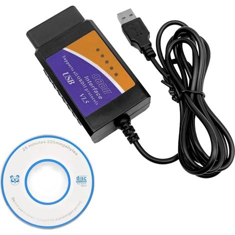 Adaptateur USB ELM327 Scanner OBD2 pour une utilisation quotidienne sous Windows (1/5)