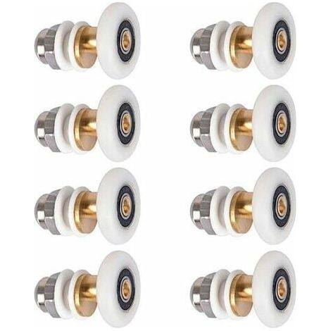 Rollen für Schiebetür zur Dusche, Badezimmer, 19 mm, oben und unten (1/5)