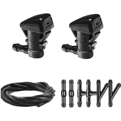 1 Paar Frontscheibenwischer-Wasserwaschdüsen-Schlauchanschluss-Kit 55372143AB 55156427A für Chrysler Sebring 04-06 (1/5)